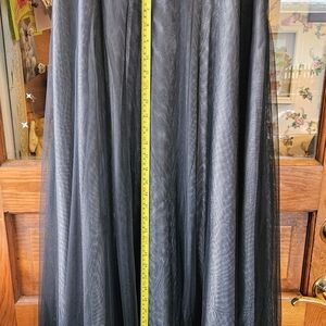 Impressions Black Maxi Tulle Skirt